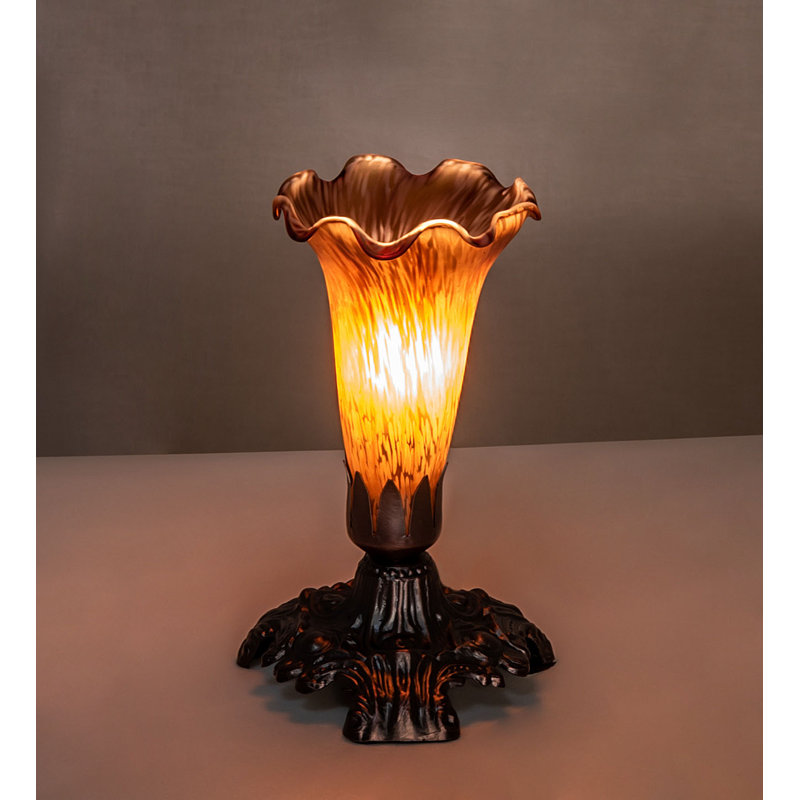 7" Victorian Candle/Pk, Amber