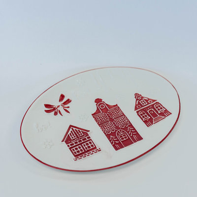 Assiette ovale en pain d'épice