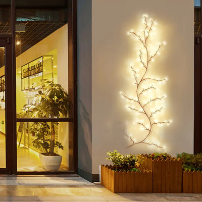 [willow Vine Decorative Light] 8 Modes 96 Leds Bendable Willow Vine Lights - Rattan Tree Decorative Night Light, 1.8m/6ft Indoor Home Decorative Light
