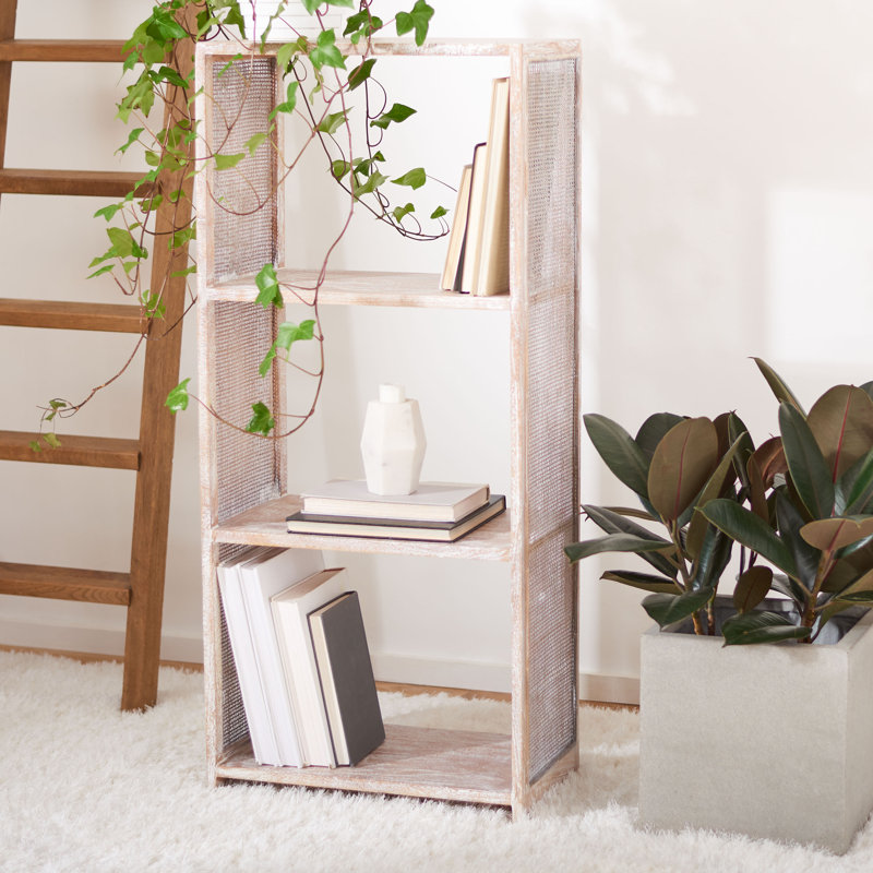 Bibliothèque étagère Dianella, Blanc, (3 tablettes) H 46,1 po x l 19,7 po x P 11,6 po