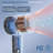 High-Speed Ionic Hair Dryer - 110000 RPM Fast Drying Quiet Compact Blow Dryer with Magnetic Nozzle for Home Salon Travel