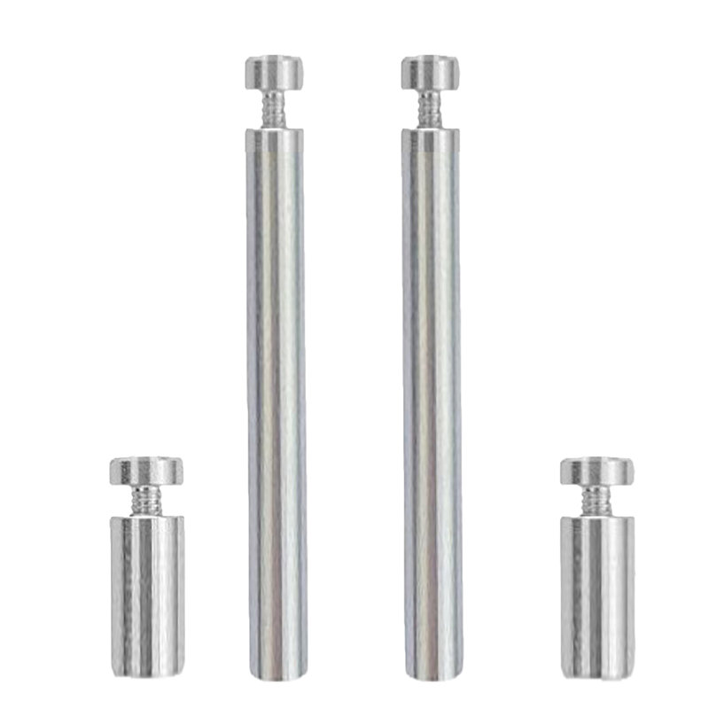 2PCS 80 X 7 MM, 2PCS 25 X 7 MM Sign Standoff Screws For Wall Mount Acrylic Picture Frame Hardware Advertising Screws, Silver B31F7D56B89F4ACE817D8B942A8EEBA4