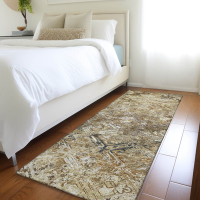  Mahaney Indoor/Outdoor Area Rug with Non-Slip Backing