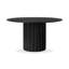 Scalloped Dining Table-Brushed Ebony-1131911155