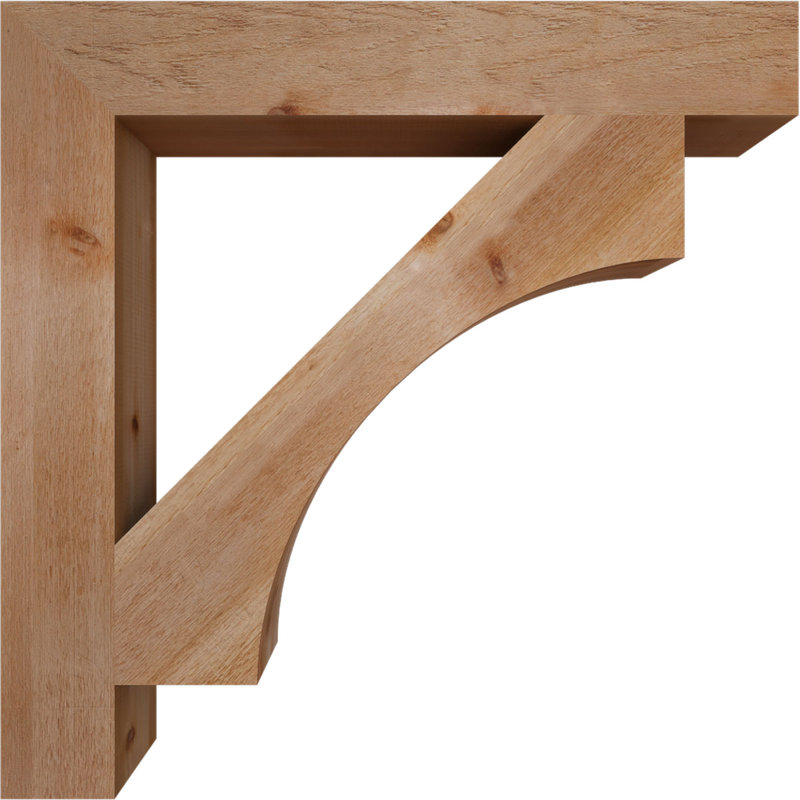 Support Westlake Block, Cèdre rouge de l'Ouest (scié brut), H 42 po x l 6 po x P 42 po