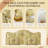 Sit-up Back Comfort Upholstered Button Tufted Headboard Set 3-Piece Chenille Luxury Printed Wall Panels Lumbar Backrest Support Bed Pillow Headboards with 2 Tassels Decorative Throw Pillows Compression-109788124