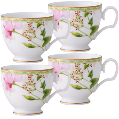 Noritake Poppy Place Cups, 8 Oz.