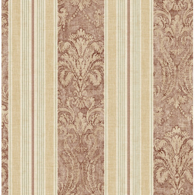 Papier peint rayé moiré Seabrook Designs