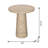 22x22x25.5" Round Side Table with Pedestal Base-107239416