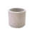 Elegant Ivory 16" Round Storage Ottoman with Hidden Compartment