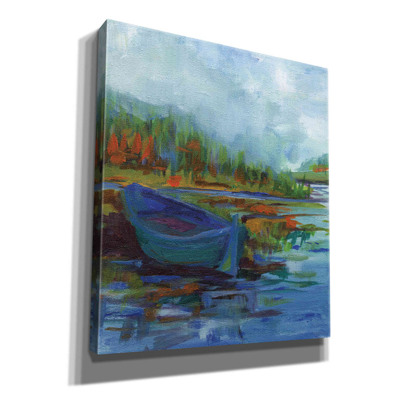 «Breakwater Bay« Blue River »par Kamdon Kreations, impression sur toile, estampe numérique, H 30 po x l 26 po x P 1,5 po