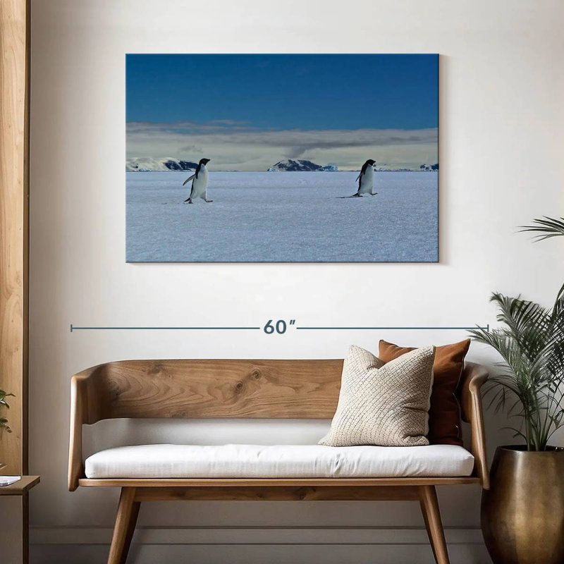 Crowle Marching Penguins, 30" H x 45" W