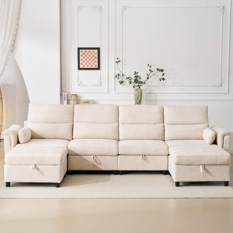 Canapé U Cloud, Beige