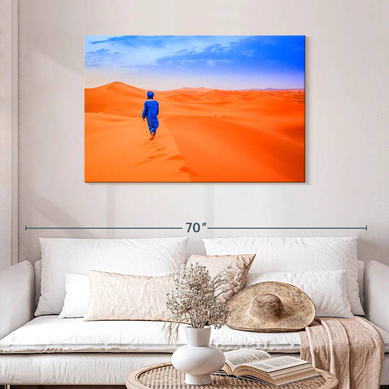 Nicci Berber In The Desert, 30'' H x 45'' W