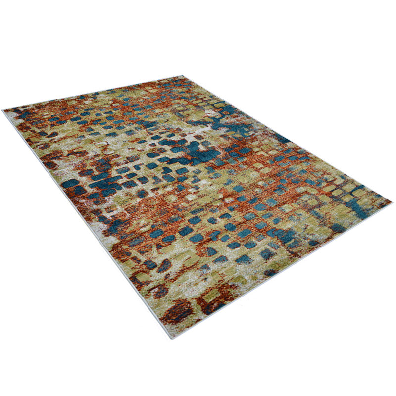 Tapis en polypropylène Heatset de Manns Machine, Rectangle 4 pi x 6 pi