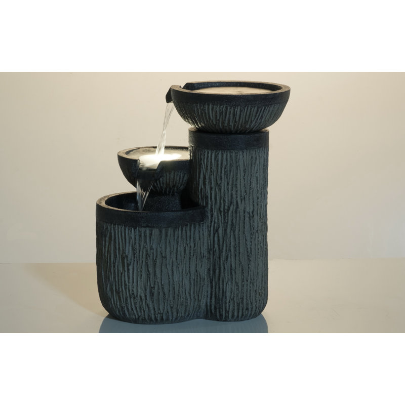 Outdoor Floor Fountain with Lights