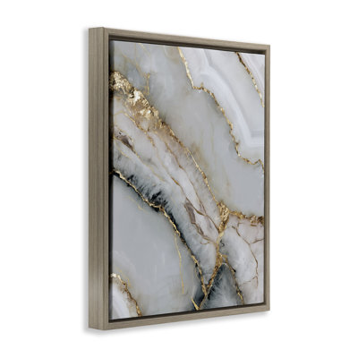 Glinting Abyss Geode Floating Frame, design by Svetlana Aleynikova