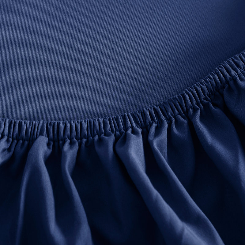 Drap-housse seulement, drap-housse à poche profonde en microfibre brossée 1800 - NTBAY, Drap-housse grand, Bleu marine