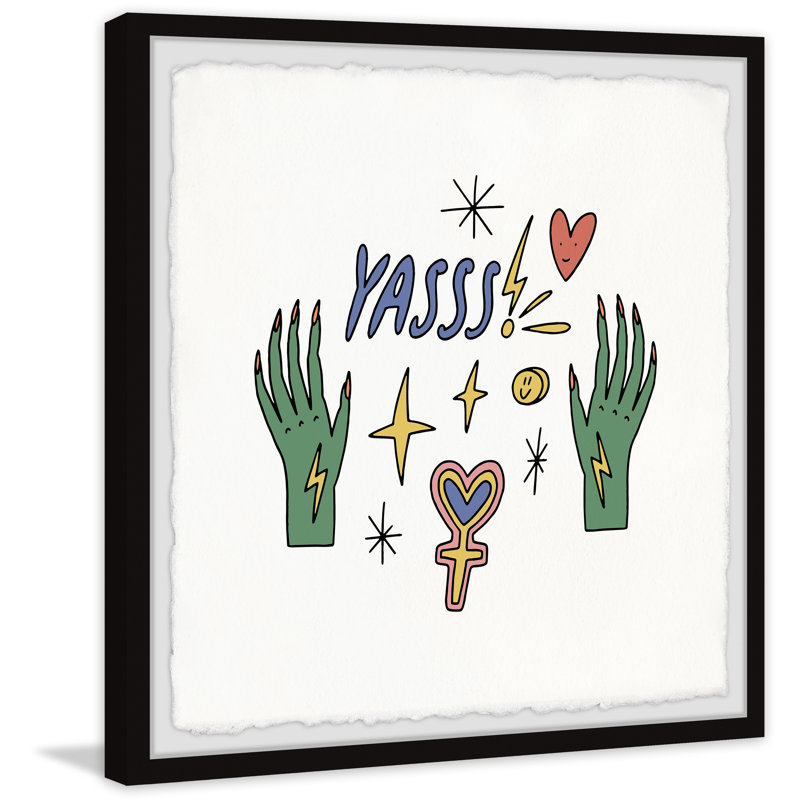 Sublime Reaction - Single Picture Frame Painting, 30cm H x 30cm W x 3.81cm D