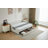 Upholstered Corner Bed Sofa Bed with Drawers-325684