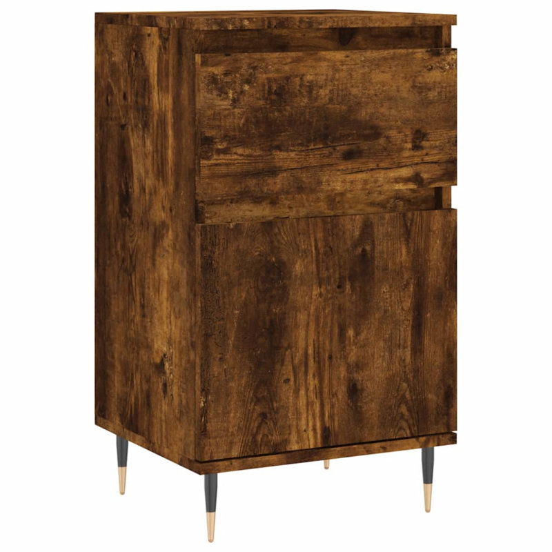 Mariss 1 - Drawer Chest of Drawers, Smoked Oak