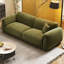 Canapé modulaire en tissu résistant aux rayures 98,43 po Green Cat-129519478