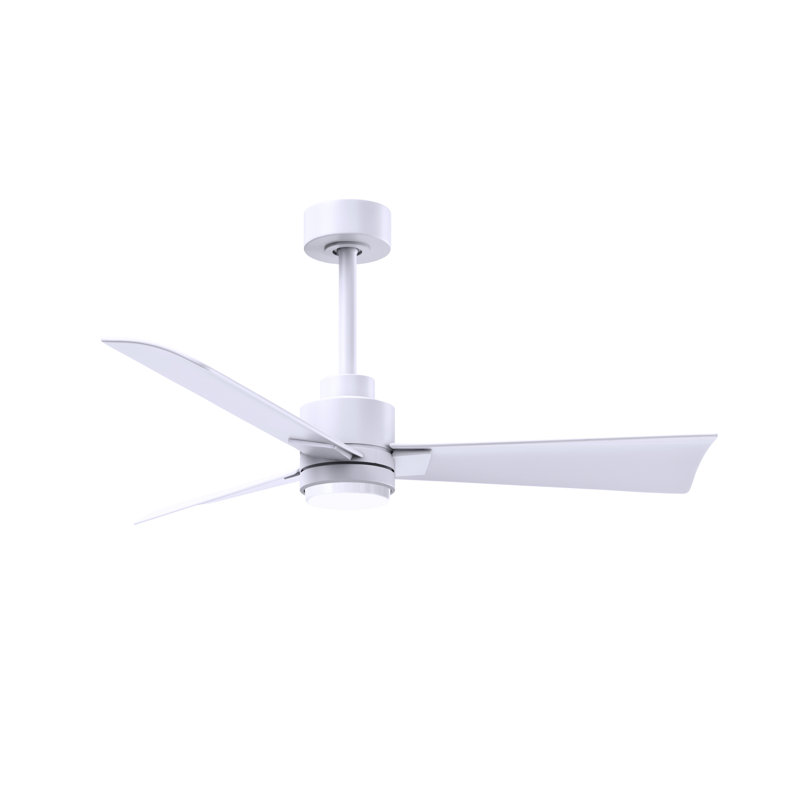 Alessandra Ceiling Fan, Matte White, Matte White, 42"