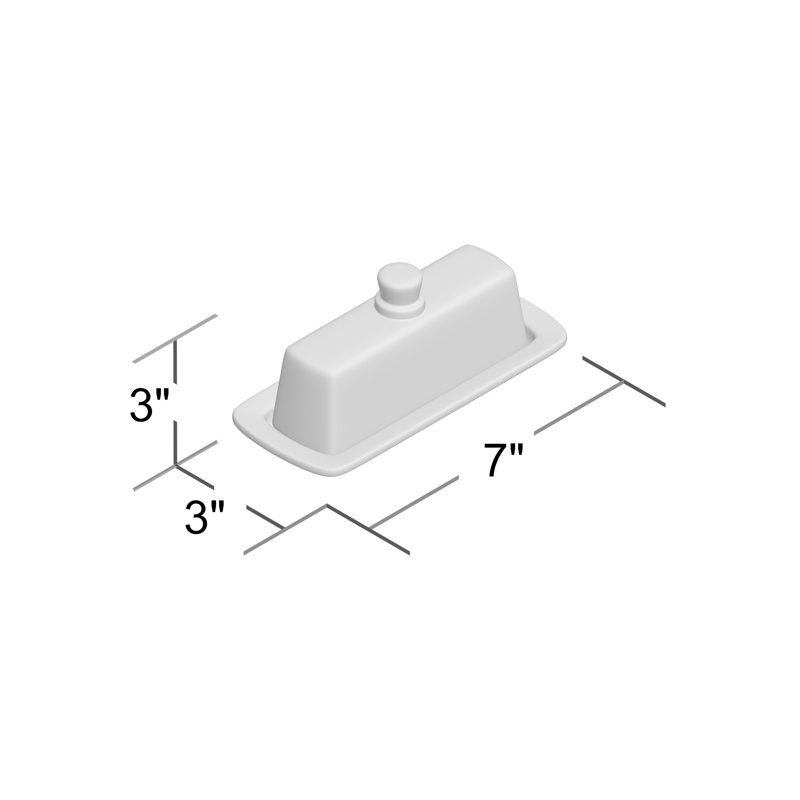 Canora Grey Barthel Butter Dish