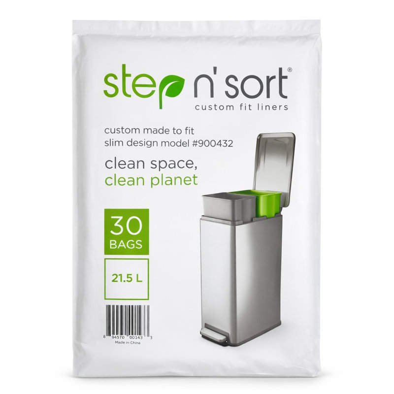 Step N 'Sort Sac - Sacs poubelle en plastique - 30 unités - 21,5 litres / 5,7 gallons