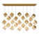 Ice Cube Linear Multi-Light 4-CCT Pendant
