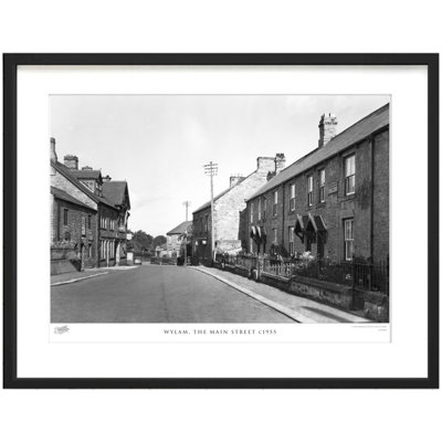 Wylam, The Main Street C1955 - Single Picture Frame Print