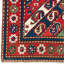 Tapis kazak antique à rayures diagonales Gendje