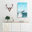 Jumping Dolphin - Wrapped Canvas-56664692