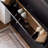 Black Solid Wood Shoe Storage Bench