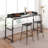 Overbed Table With 360° Wheels, Queen Size Mobile Bed Desk, Recliner Table Over Bed Table Adjustable Height And Length Overbed Table With Heavy Duty Metal Leg For Hospital And Home Use