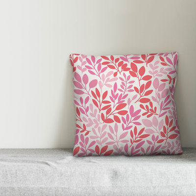 Floral Outdoor Throw Pillow