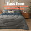 Silentnight Luxury Washed Coverless 10.5 Tog Duvet and Pillowcase-119050552-119050549-119050550