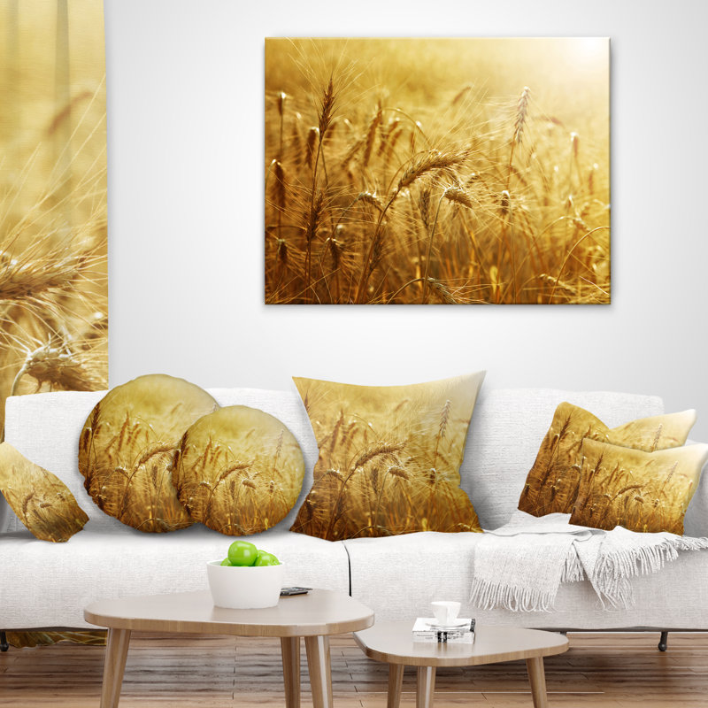 Coussin Golden Wheat Field