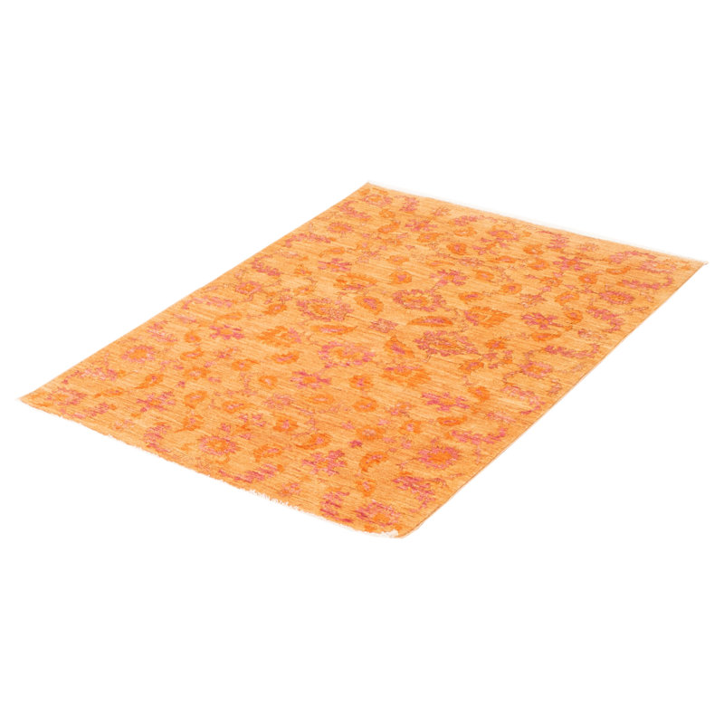 Tapis cuivre Peshawar Oushak 4 pi 3 po x 5 pi 10 po