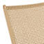 Natural Teak And Synthetic Sunlounger