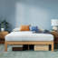 Lit plateforme 12 "en bois massif avec lattes en bois, aucun sommier requis-1477778871-1484401005