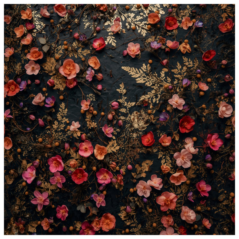 Édredon Floral Botanical Arrangement, Twin Extra Long
