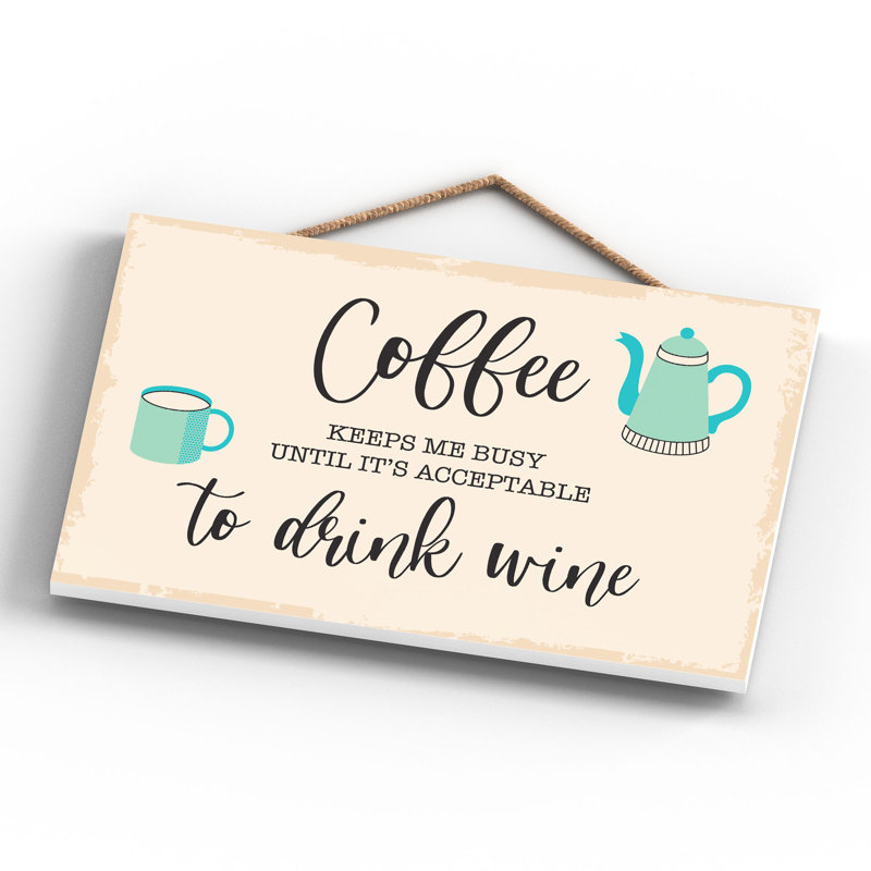 Handmade Food & Beverage Wall Decor, 18.5cm H x 28.5cm W x 0.9cm D