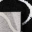 Tapis noir / blanc à motif géométrique Fiffia-324211611