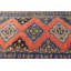 Tapis turc tissé à la main en orange vif parfait pour enrichir votre cuisine ou votre couloir avec une touche d'élégance bohémienne