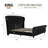 Chenille / Velvet Upholstered Upholstered Sleigh Bed-1299247423-1299247416