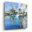  «Summer Creek 2» par Craig Trewin, art mural en verre acrylique, 36 po x 36 po-1663060691