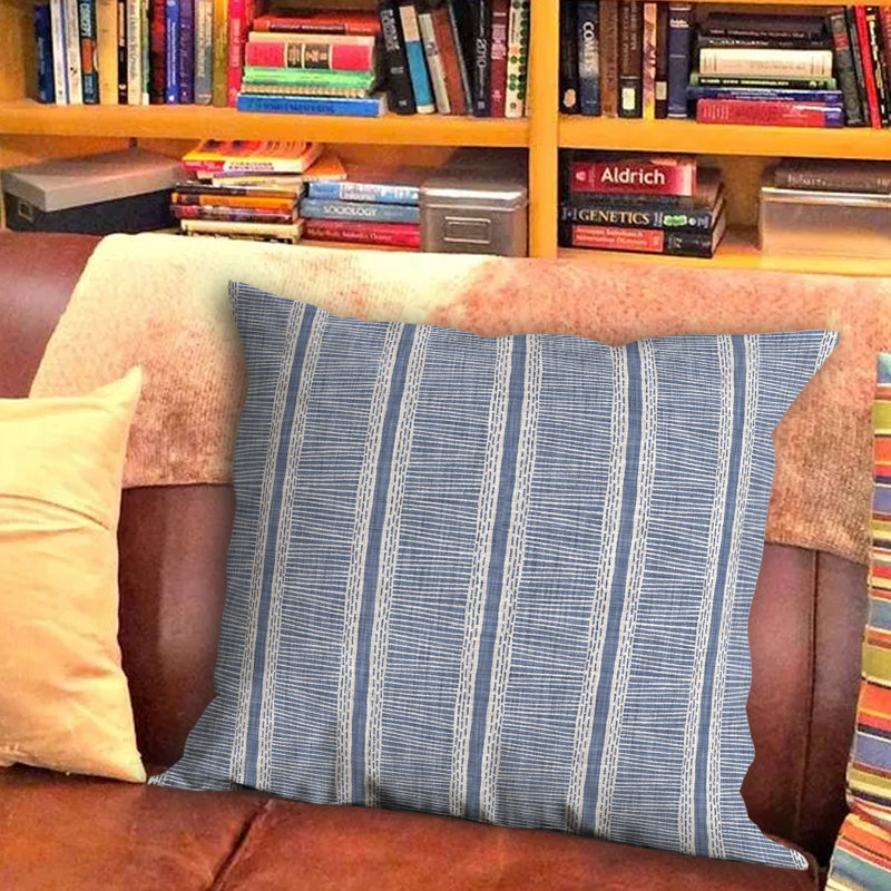 Striped Throw Pillow, 16" x 16"