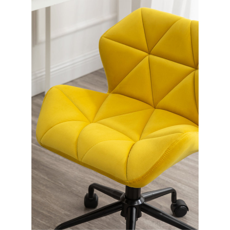 Chaise de bureau pivotante Eldon, Jaune