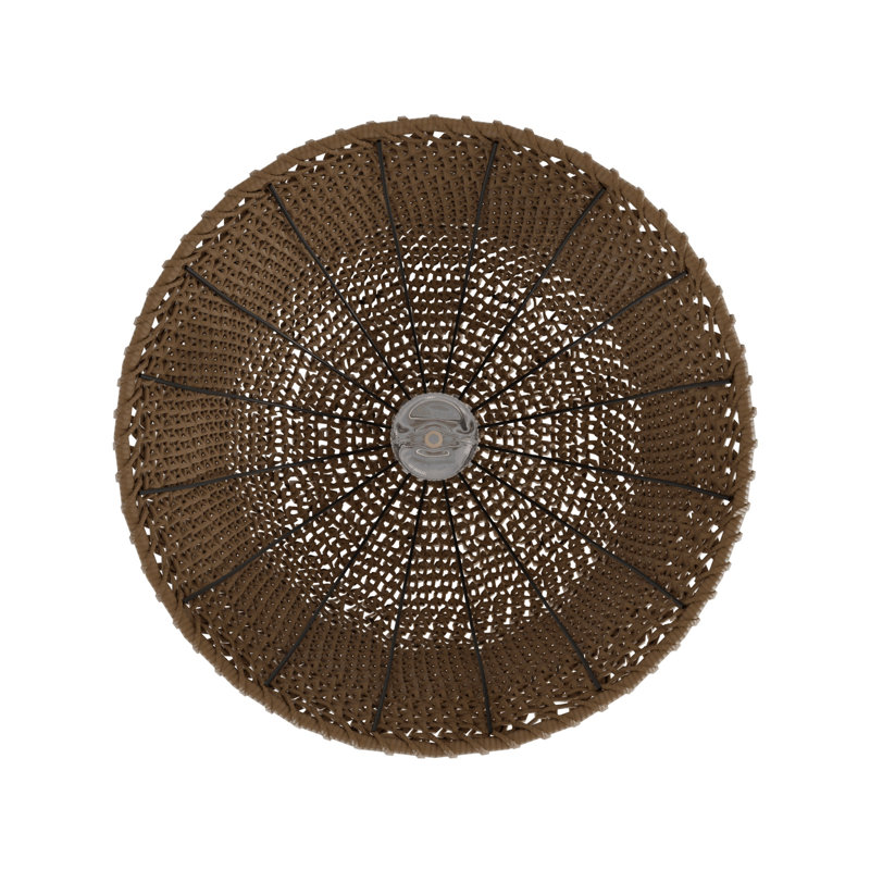 Malibu Natrual Hemp Rope Pendant, 116" H x 20" W